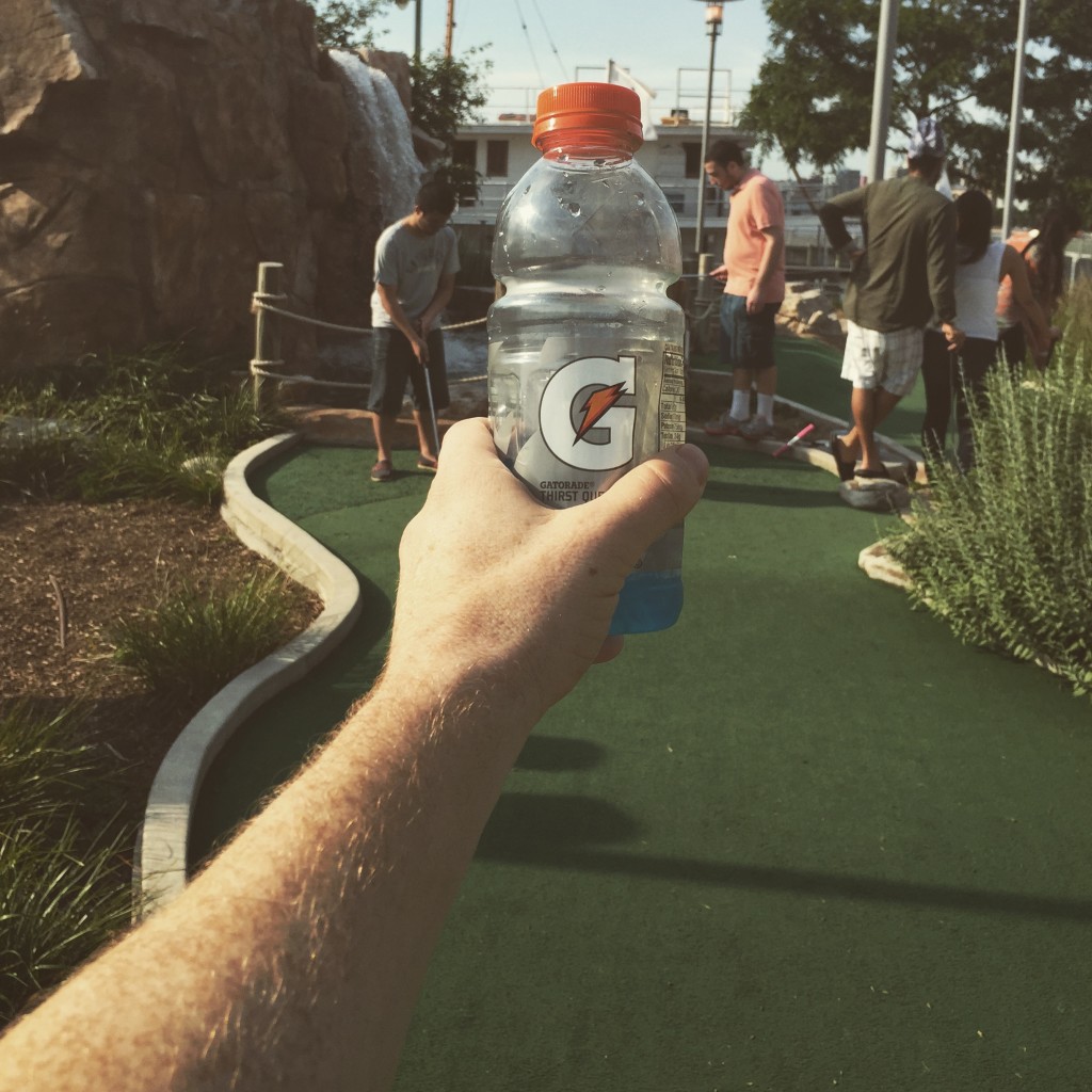 Blue Gatorade. Obviously.